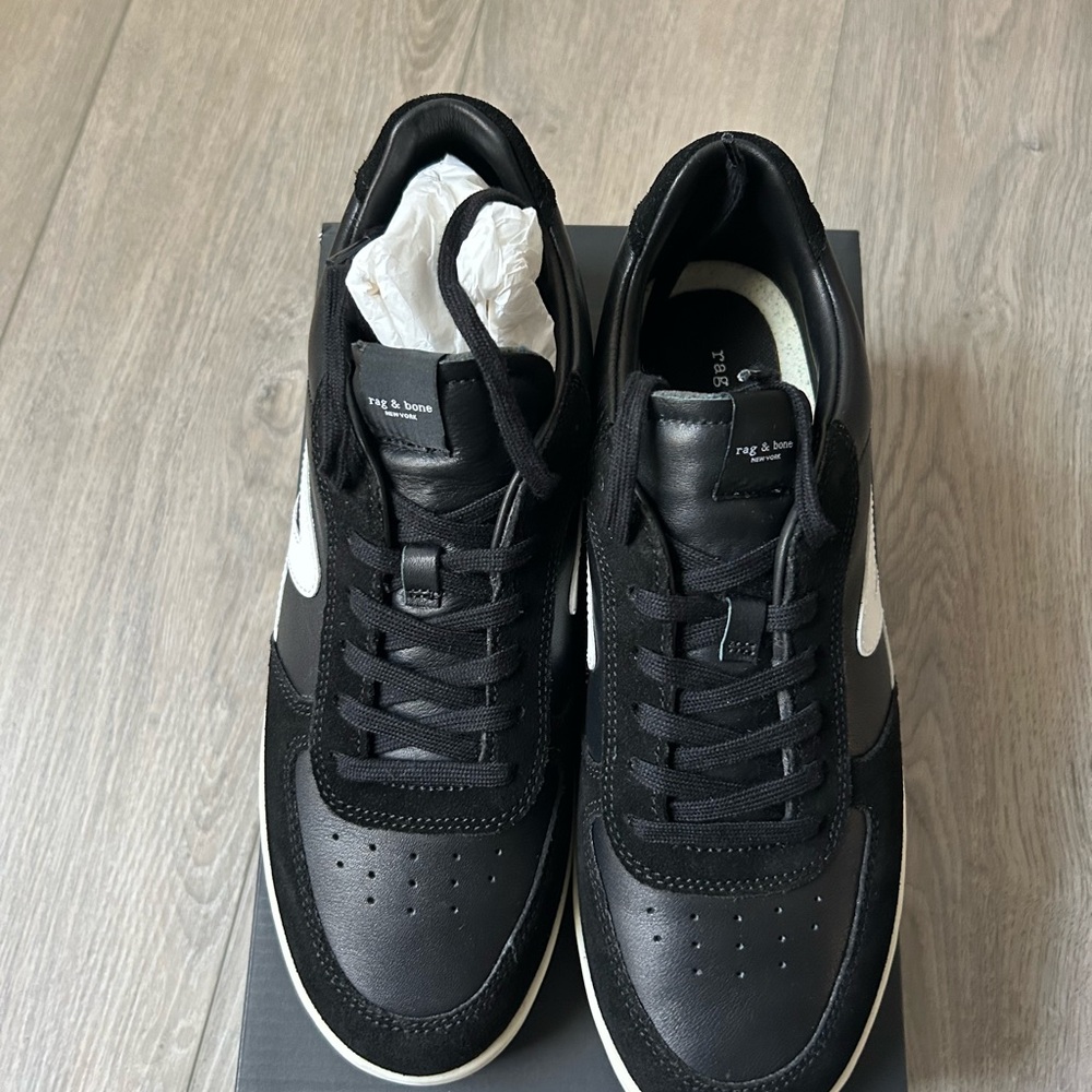 rag & bone Black and White Men's Sneakers - Picture 5 of 5